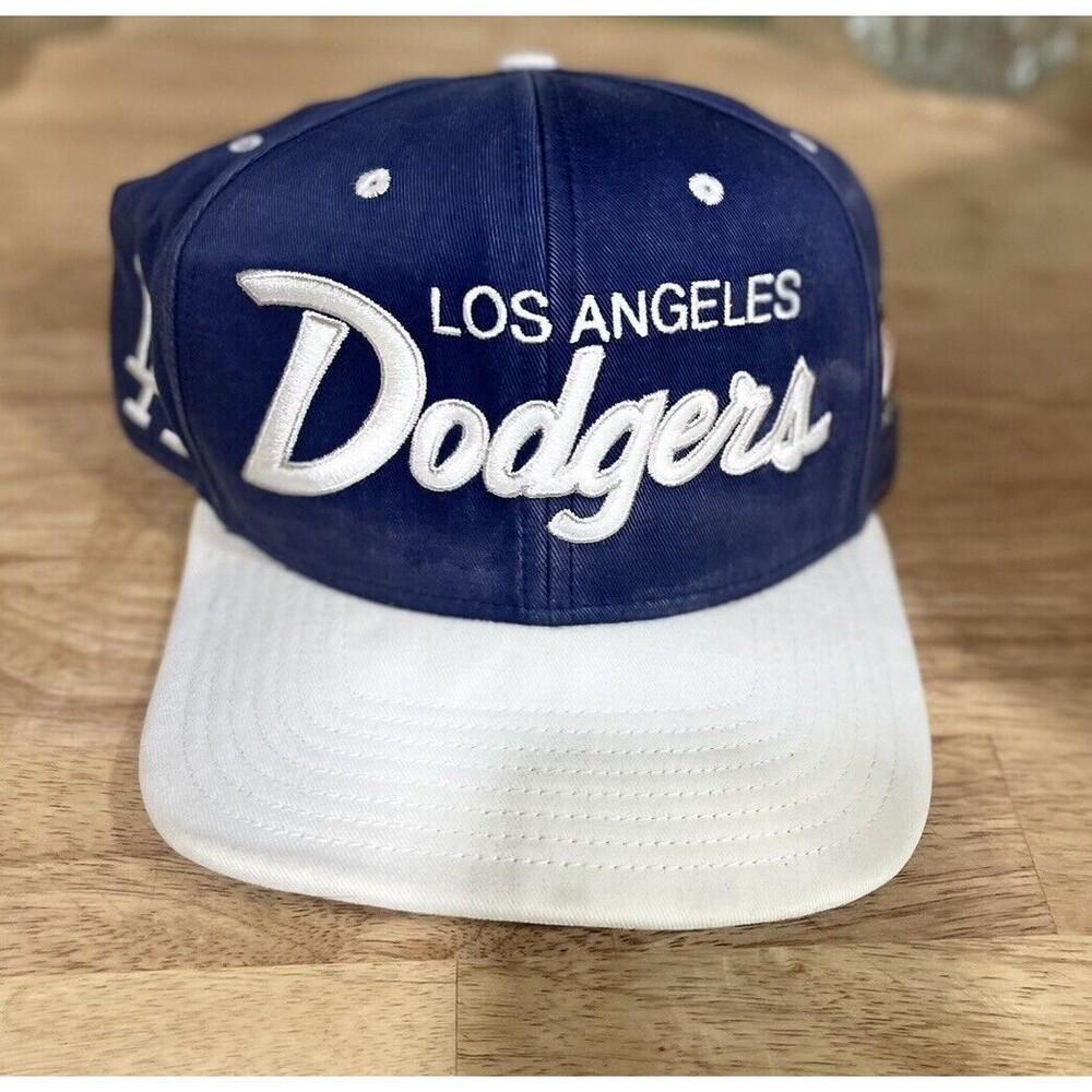 Los Angeles Dodgers Script Nike Team Hat Snapback Cap MLB Two Tone Collector